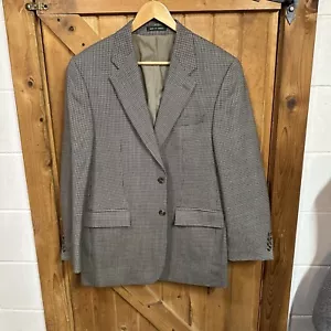 Traje Chaqueta Blazer Lauren Ralph Lauren Lana Marrón Pata de Gallo Cuadros | Para Hombre’s 40R - Imagen 1 de 11