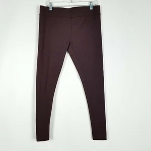 Mally M Damen Gr. XL Leggings tief meliert rötlich lila Pull On dehnbar neu - Bild 1 von 3