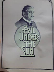 Evil Under the Sun Japan Movie Program 1982 Peter Ustinov Guy Hamilton - Picture 1 of 2