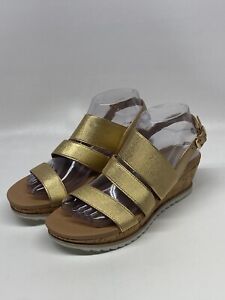 Andrew Geller Gessica Women's Wedge Sandals Gold