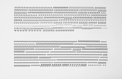 New Letterpress Type - 12 point Goudy Modern Italic - Image 1 of 4