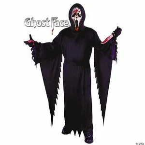 Ghost Face Bleeding Scream Costume Fun World Mask Adults Fancy Dress Halloween O - Picture 1 of 1