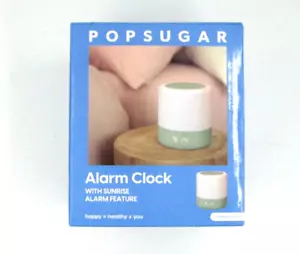 POPSUGAR Digital Sleep Aid Alarm Clock, Sunrise Simulation, 3 Natural Sounds - Picture 1 of 2