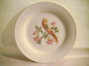 LEIGH WARE POTTERS 11" BIRD OF PARADISE PLATE 1926-1931 ALLINGER QUINCY TROPHY - Picture 1 of 9