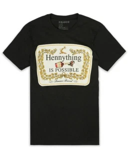 New "H****thing Is Possible" Cognac Inspired Black T-Shirt Streetwear Large - Picture 1 of 2
