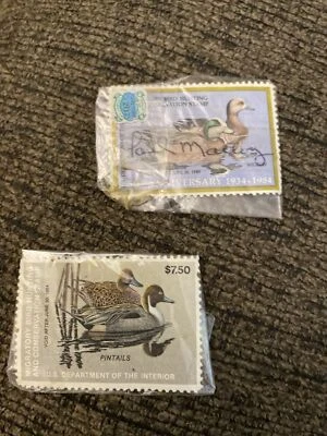(2) Vintage Federal Migratory Bird Hunting Stamps - Image 1 of 2
