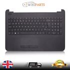 New HP 15-AC188NL Replacement Palmrest  TrackPad/ TouchPad UK Keyboard Black