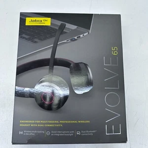 Jabra Evolve 65 SE Link380a MS Wireless Stereo Headset mit Noise Cancelling - Bild 1 von 4