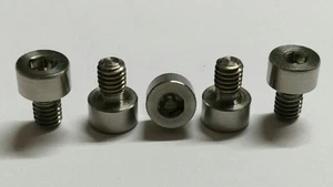 5 x Titan Schrauben mit Freistich/Titanium Gr. 5 screws undercut DIN 912 M4 x 6 - Picture 1 of 1