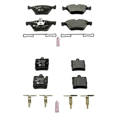 For Mercedes-Benz CLK430 99-03 Disc Brake Pad Set Euro-Stop Semi-Metallic Front Foto 1 de 4