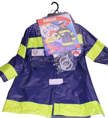 Costume, Child's age 3+, Police, Colors: Blue, New — 第 1/4 张图片