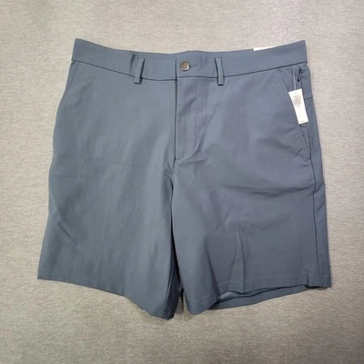 Pantalones Cortos Old Navy Para Hombre 34 Azul Tecnología Híbrido Activo 4 Vías Elastizados Frente Plano 8" Nuevos con Etiquetas Foto 1 de 4