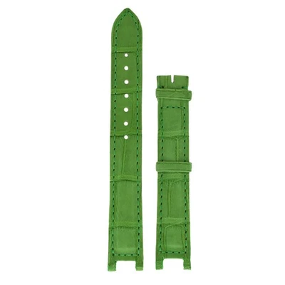 Cartier Pasha Green 15.5mm x 14mm Alligator Leather Tang Strap - Image 1 of 2