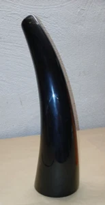 Tiziano Solifleur gebogene Vase Blumenvase Designer Vase 32 cm hoch schwarz - Bild 1 von 8