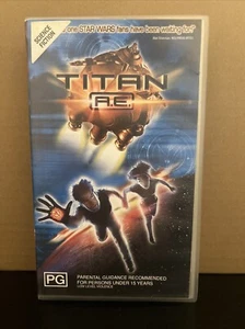 Titan A.E. VHS Video Cassette Tape 2000 Sci-Fi Animation, Damon, Barrymore, B12 - Picture 1 of 3