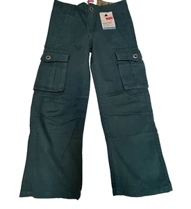 Levi's Boys Cargo Pants Size 8 Straight Leg Relaxed Fit Ponderosa Pine Green New - Picture 1 of 10