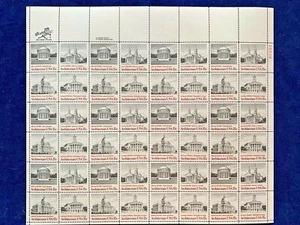 SCOTT #1779-1782 American Architecture Series 1979 Sheet of 48 Stamps, 15c ~ MNH - Picture 1 of 2