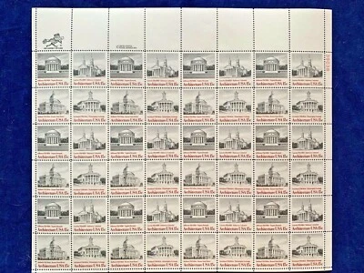 SCOTT #1779-1782 American Architecture Series 1979 Sheet of 48 Stamps, 15c ~ MNH - Image 1 of 2