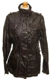 NEW BARBOUR INTERNATIONAL DURALINEN jacket PU COATED UK 12 US 8 D 38 UNWORN - Picture 1 of 12