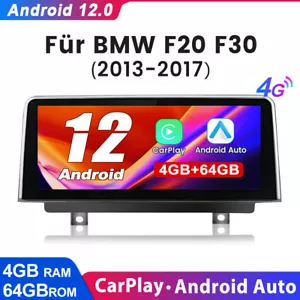 10.25' Android Auto CarPlay Touchscreen Autoradio für BMW 1/2er F20 F21 F23 NBT - Bild 1 von 9