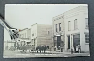 RPPC CULBERTSON, MT Straßenszene, Kassenladen, Cafe & Bäckerei, Bert F. Bell Foto - Bild 1 von 2