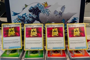 4x Battle VIP Pass - NM Playset - Trainer x4 - Pokemon TCG - Picture 1 of 1