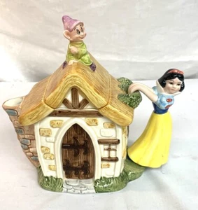 Walt Disney  Snow White Cottage and Her Companion Dopey Collectable Teapot Japan - Picture 1 of 5