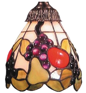 ELK Lighting Tiffany Style Pendant Glass (999-19)-6" H x 5.25" L x 5.25" W-NEW - Picture 1 of 1