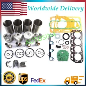 K4N Engine Rebuild Kit For Mitsubishi​ Case CX45 EC45 2290cc Excavator Digger - Picture 1 of 5