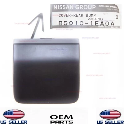 Genuine Rear Bumper Tow Eye Hook Cap Cover ⭐OEM⭐ NISSAN 370Z 2009-2020 - Image 1 of 4