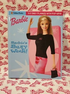 Barbie Busy Week 3D Daily Planner w/ Pop-Ups by Golden Books Staff