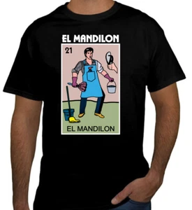 El Mandilon Loteria T-Shirt Mexican Bingo Short Sleeve Gift, Celebration Lottery - Picture 1 of 11