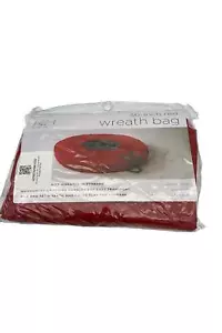 Honey-Can-Do 36" Canvas Wreath Storage Bag Red - Picture 1 of 2