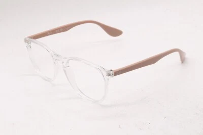 NEW RAY-BAN RB 7046 5953 CLEAR BEIGE AUTHENTIC FRAMES EYEGLASSES 51-18