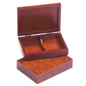 Philos High Quality Classic Playing Cards Wooden Storage Box 153x112x35mm - Picture 1 of 1