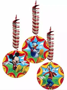 Mickey Mouse Clubhouse Party Supplies-Hanging decorations dangles-3ct. - Picture 1 of 2