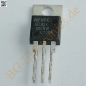 2 x BTB24-800BW THYRISTOR Triac BTB24800BW STM TO-220 2pcs - Picture 1 of 1