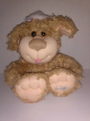 Peluche Cabbage Patch Kids 2005 bronceado cachorro perro 11" de alto Foto 1 de 4