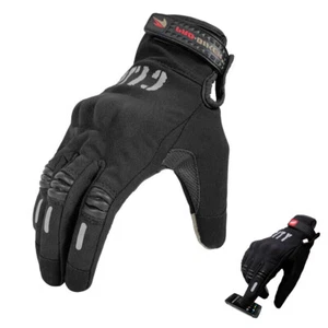 Guantes de moto de invierno con pantalla táctil impermeables a prueba de viento calentador guantes de ciclismo - Imagen 1 de 16