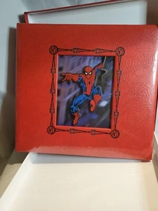 Vintage Marvel Spider-Man Scrapbook Album 3D Red New SEALED - Picture 1 of 7