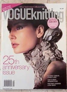 VOGUE KNITTING International Silver Anniversary Fall 2007 Magazine Cover Models - Picture 1 of 12
