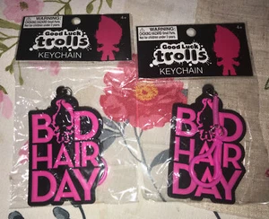 2 Trolls Llavero Clips "Bad Hair Day Nuevo en Paquete" - Imagen 1 de 3