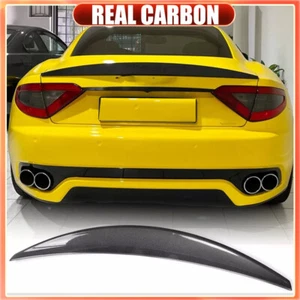 REAL CARBON Rear Trunk Spoiler Wing Fit For Maserati Gran Turismo Coupe 2008-11 - Bild 1 von 16