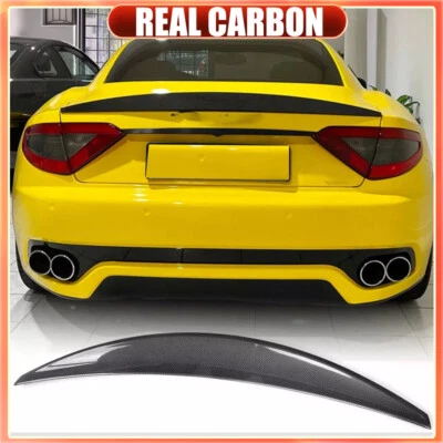 Alerón trasero de carbono real apto para Maserati Gran Turismo cupé 2008-11 Foto 1 de 4