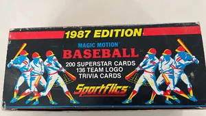 Sportflics 1987 Magic Motion Baseball 200 Superstar Cards 136 Team Trivia Cards - Picture 1 of 3
