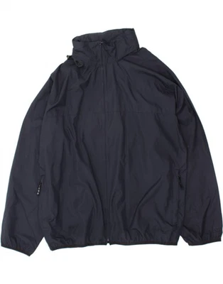 IZOD Mens Hooded Bomber Jacket UK 44 2XL Navy Blue Polyester CK00 - Image 1 of 3