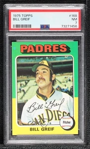 1975 Topps Bill Greif #168 PSA 7 - Picture 1 of 3