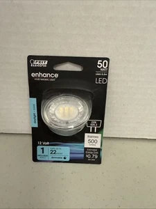 Feit Electric 50-Watt MR16 GU5.3 Bi-Pin Dimmable 12-Volt Track Daylight, 6PK - Picture 1 of 1