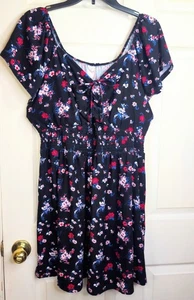 Vestido No Boundaries Juniors Niñas Mujer Negro Floral Calado XXXL (21) Plus - Imagen 1 de 9