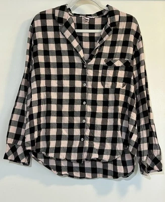 Camisa de dormir feminina Victoria’s Secret, tamanho grande - Imagem 1 de 4